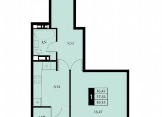 Продаю однокомнатную квартиру, 39.5 м2, посёлок городского типа Партенит, Санаторная улица