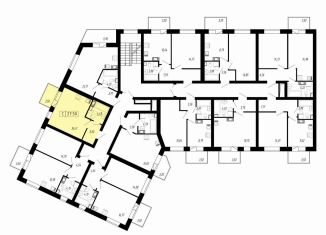 Продается квартира студия, 27.5 м2, деревня Скотное, Вересковая улица, 6