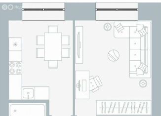 1-ком. квартира на продажу, 34.2 м2, Пермь, Рионская улица, 4А