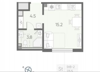 Продажа квартиры студии, 23.5 м2, Санкт-Петербург