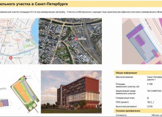 Продам земельный участок, 40 сот., Санкт-Петербург, Нефтяная дорога, 1к5