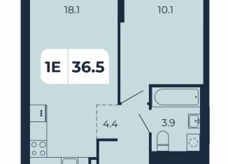 Продаю однокомнатную квартиру, 36.5 м2, поселок Верхнетемерницкий, Орбитальная улица, 16К