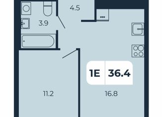 Продается 1-ком. квартира, 36.4 м2, поселок Верхнетемерницкий