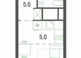 Продам квартиру студию, 21.7 м2, Котельники