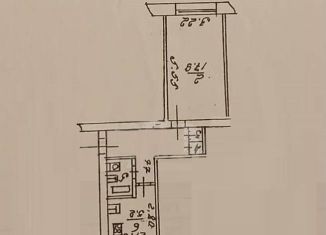 1-комнатная квартира на продажу, 33 м2, Липецк, улица Дзержинского, 31