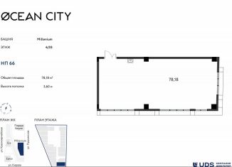 Продажа помещения свободного назначения, 78.18 м2, Удмуртия, Пушкинская улица, 263