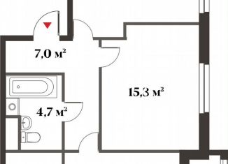 Продаю 2-комнатную квартиру, 59.7 м2, Красногорск, Золотая аллея, 1, ЖК Миниполис Восемь Клёнов
