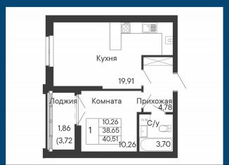 Продается 1-ком. квартира, 40.5 м2, Ростов-на-Дону, Бориславский переулок, 47