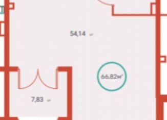 Сдается в аренду помещение свободного назначения, 66.82 м2, Тюмень, улица Тимофея Кармацкого, 3