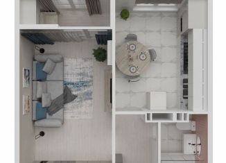 1-комнатная квартира на продажу, 34.8 м2, Крым, улица Абдуллы Лятиф-заде