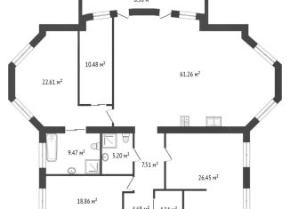 Продажа 5-комнатной квартиры, 180 м2, Ростов-на-Дону, Соборный переулок, 90