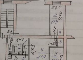 Продажа 3-ком. квартиры, 62.4 м2, Обнинск, улица Победы, 25