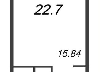 Продажа квартиры студии, 22.7 м2, Санкт-Петербург, проспект Большевиков, уч3, ЖК Про.Молодость