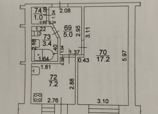Продажа однокомнатной квартиры, 33.8 м2, Кукмор, улица Гафиятуллина, 1И