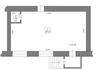 Продажа помещения свободного назначения, 100 м2, Карелия, улица Антикайнена, 32