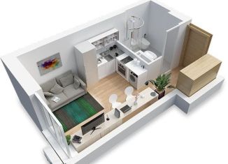 Продажа квартиры студии, 17.8 м2, Республика Башкортостан, Новоуфимская улица, 13