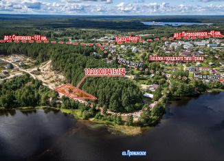 Продаю участок, 8 сот., посёлок городского типа Пряжа