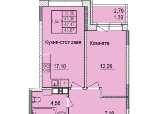 Продается 1-ком. квартира, 43.9 м2, Ижевск, Карлутский район
