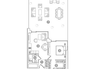 Продажа двухкомнатной квартиры, 132.9 м2, Москва, проспект Академика Сахарова, 11, проспект Академика Сахарова