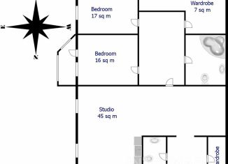 Сдается 3-комнатная квартира, 125 м2, Москва, Варсонофьевский переулок, 6, метро Кузнецкий Мост