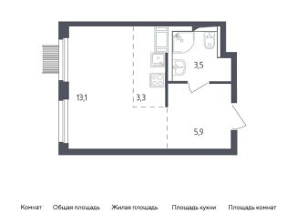 Продаю квартиру студию, 25.8 м2, Московская область, жилой комплекс Мытищи Парк, к4