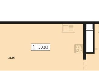 Продается однокомнатная квартира, 29.4 м2, Краснодар, улица Автолюбителей, 1Длит4, ЖК Парусная Регата