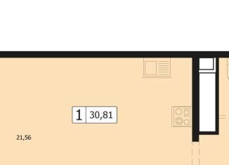 Продаю однокомнатную квартиру, 29.2 м2, Краснодар, улица Автолюбителей, 1Длит4, ЖК Парусная Регата