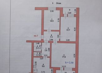 Продажа 3-ком. квартиры, 70 м2, село Зорино