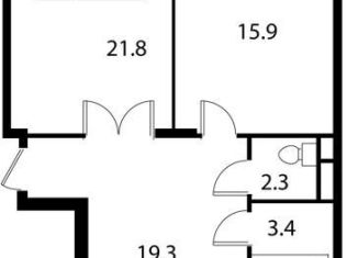 Продам 3-ком. квартиру, 120.7 м2, село Павловская Слобода