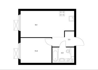 Продажа 1-ком. квартиры, 36 м2, Санкт-Петербург, метро Обводный канал, жилой комплекс Витебский Парк, 5