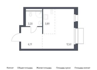Квартира на продажу студия, 25.9 м2, поселение Филимонковское, жилой комплекс Квартал Марьино, к2