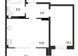 Продам однокомнатную квартиру, 47.9 м2, Бахчисарай