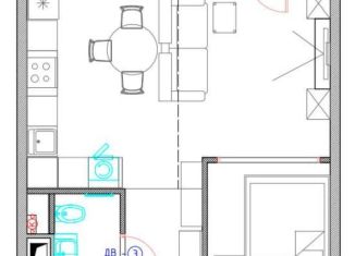 Продаю 1-комнатную квартиру, 34.2 м2, Москва, 1-я улица Ямского Поля, 28с3, метро Белорусская