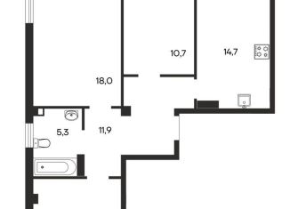 Продажа трехкомнатной квартиры, 80.3 м2, Бахчисарай