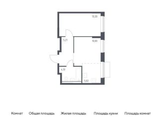 Продажа двухкомнатной квартиры, 37.5 м2, Москва, жилой комплекс Квартал Домашний, 1, станция Курьяново