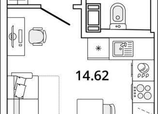 Продаю квартиру студию, 22.6 м2, Санкт-Петербург, муниципальный округ Финляндский