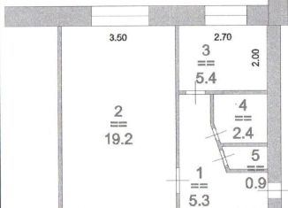 Продам 1-комнатную квартиру, 33 м2, деревня Оманово, деревня Оманово, 4