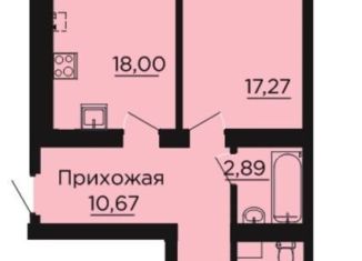 2-комнатная квартира на продажу, 66.8 м2, Аксай