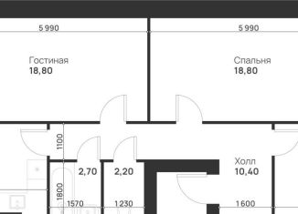 Продается 3-комнатная квартира, 80.5 м2, деревня Нижняя Китаевка