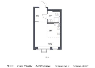Продажа квартиры студии, 21.7 м2, Московская область, жилой комплекс Прибрежный Парк, к6.2