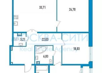 Продам 3-ком. квартиру, 131 м2, Москва, Шелепихинская набережная, 34к2, район Хорошёво-Мнёвники