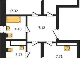 Продажа 3-ком. квартиры, 83.7 м2, Новосибирск, Красный проспект, 167/3, ЖК Расцветай на Красном