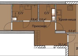 Продам двухкомнатную квартиру, 71.4 м2, Нижний Новгород