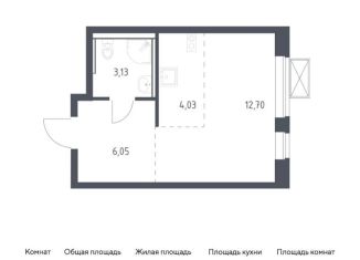 Продажа квартиры студии, 25.9 м2, Московская область