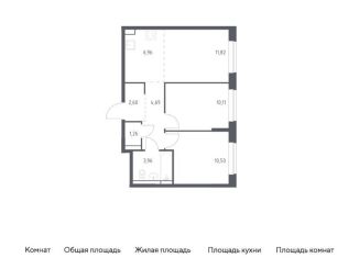 Продается 2-комнатная квартира, 51.9 м2, Ленинский городской округ, жилой комплекс Новое Видное, 17