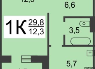 Сдаю 1-комнатную квартиру, 30 м2, Нижний Новгород, метро Горьковская, Краснозвёздная улица, 19