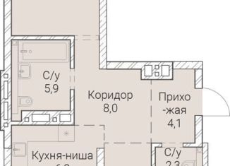 Продается 2-комнатная квартира, 85 м2, Новосибирск, Заельцовский район, Овражная улица, 2А