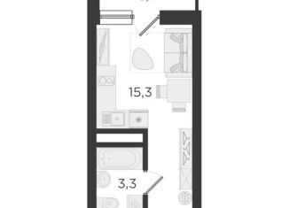 Продается квартира студия, 20.1 м2, Екатеринбург, Орджоникидзевский район