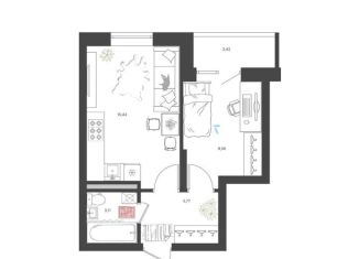 Продается двухкомнатная квартира, 35.6 м2, Ульяновск, улица Александра Невского, 4Г, Засвияжский район
