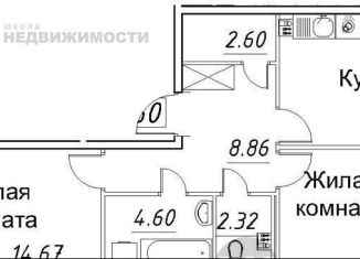 Продается трехкомнатная квартира, 64.6 м2, Санкт-Петербург, проспект Авиаконструкторов, 54